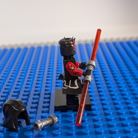 Star Wars Darth Maul with D-0 Droid Building Block Action Figure Clone Wars Sith - Picture 4 of 7